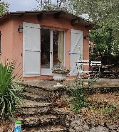 Hotel Sous Les Oliviers Tourrettes Exterior foto
